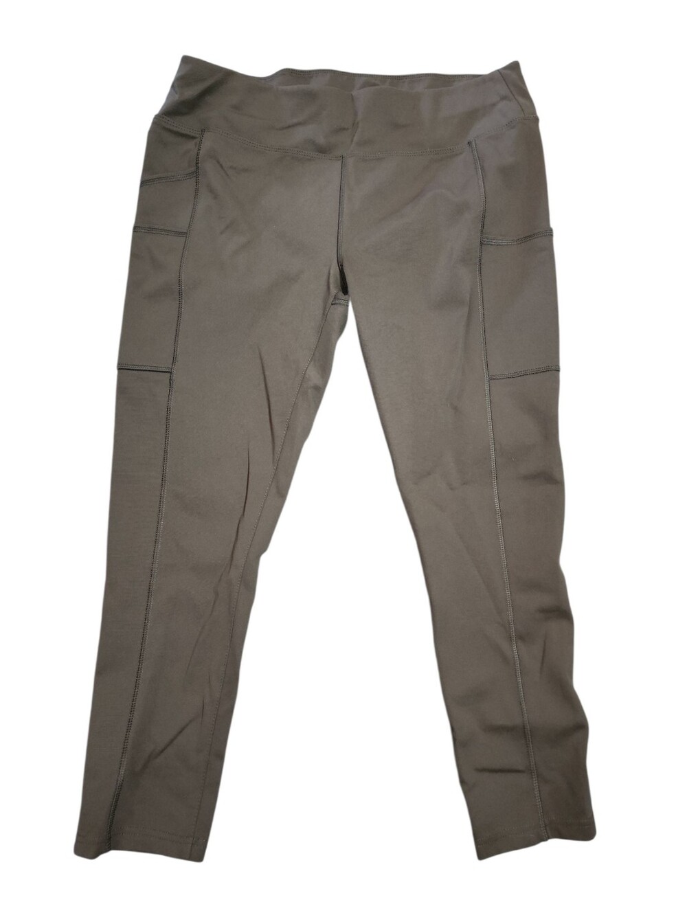 Carhartt Womens Force Slim Fitted Utility Legging In Olive Green Size Large